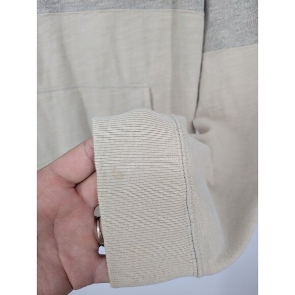 Abercrombie & Fitch Hoodie Men Size L Stripe Pullover Lightweight Minimalist Y2K - Picture 3 of 9